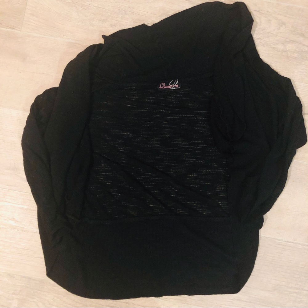 Say What? Black cardigan size sm must bundle❣️